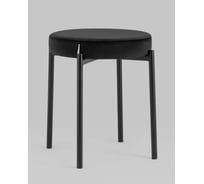 Табурет стопируемый Стул Груп Рио велюр черный AV 480-C999-08