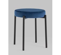 Табурет стопируемый Стул Груп Рио велюр синий AV 480-C784-08