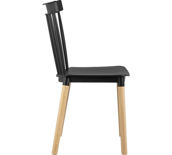 Обеденный стул для кухни Стул Груп Field пластик, черный SL-7037W black
