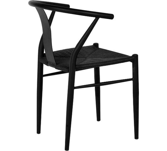 Обеденный стул для кухни Стул Груп Hans Wishbone Style черный FDC9367 black
