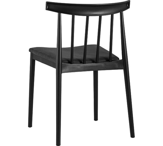 Обеденный стул для кухни Стул Груп Ranch с мягким сиденьем, черный 8305 black