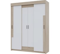 Шкаф-купе Арника Victor, дуб сонома/белый 00-00144240