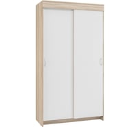 Шкаф-купе Арника Бассо 1 м, дуб сонома/белый 00-00141270