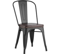 Стул для кухни обеденный Стул Груп TOLIX SOFT черный матовый LF818C MATTE BLACK 3474+PU7005