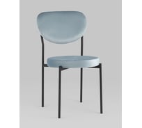 Стул для кухни обеденный Стул Груп Барбара, велюр серо-голубой BARBARA HLR-57