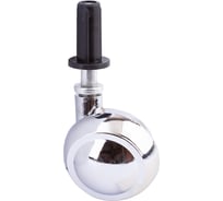 Шариковый ролик со штифтом Стройбат 40 мм хром 1 шт 349520