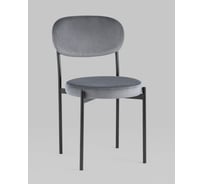 Стул для кухни обеденный Стул Груп Бриф велюр серый vd-brief-b26(P)