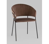 Стул для кухни обеденный Стул Груп Бруно велюр коричневый AV 433-Sch-08