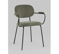 Стул для кухни обеденный Стул Груп Кэрол, хаки, черные ножки FDC9124 OTE-MOD313