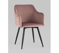 Стул для кухни обеденный Стул Груп Ника вращающийся, велюр пыльно-розовый MC66-5F KD HLR-44