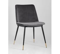 Стул для кухни обеденный Стул Груп Мелисса, велюр, темно-серый FDC8028 DARK GREY FUT-81