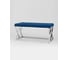Банкетка-скамейка Стул Груп ИНСИГНИЯ, вельвет синий, сталь серебро BENCH-011 1