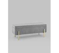 Банкетка Стул Груп Болейн с ящиком, велюр серый 20A544VF-MOMO-38