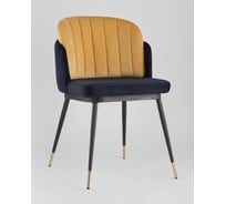 Стул для кухни обеденный Стул Груп Пенелопа, велюр, синий+желтый FDC8054 FUT-78 + FUT-61