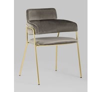 Стул для кухни обеденный Стул Груп Полин, велюр, коричневый FDC6085 BROWN FUT-54