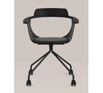 Кресло компьютерное Стул Груп Doulton, экокожа черный D-002GC seat black