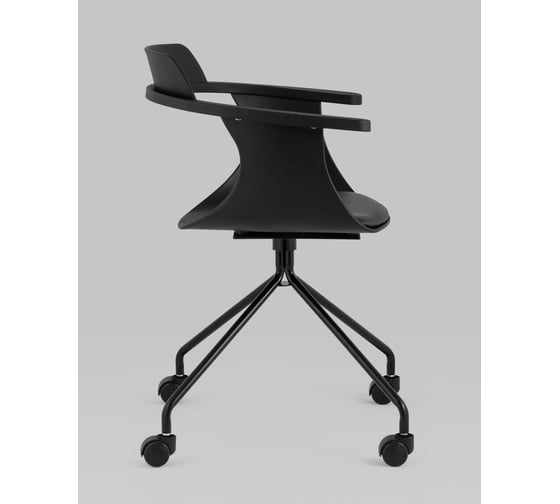 Кресло компьютерное Стул Груп Doulton, экокожа черный D-002GC seat black