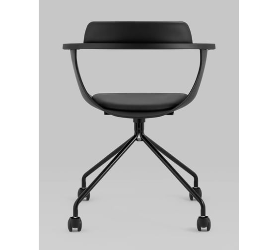 Кресло компьютерное Стул Груп Doulton, экокожа черный D-002GC seat black