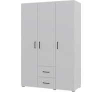 Шкаф трехдверный с ящиками Арника Victor, белый 00-00144236