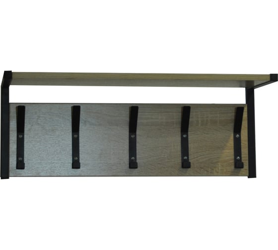 Вешалка настенная ООО ММК 700x260x260 сонома 24-ВШ-03