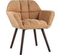 Обеденный стул для кухни Стул Груп Брайан замша, бежевый BRUYNE HY-49