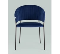 Обеденный стул для кухни Стул Груп Бруно велюр, синий AV 433-Ssap-08