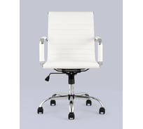 Кресло компьютерное Стул Груп TopChairs City S, белое D-101 white
