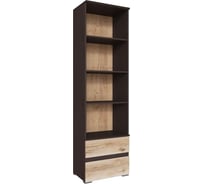 Шкаф-пенал Арника Плейона открытый, венге 00-00142778