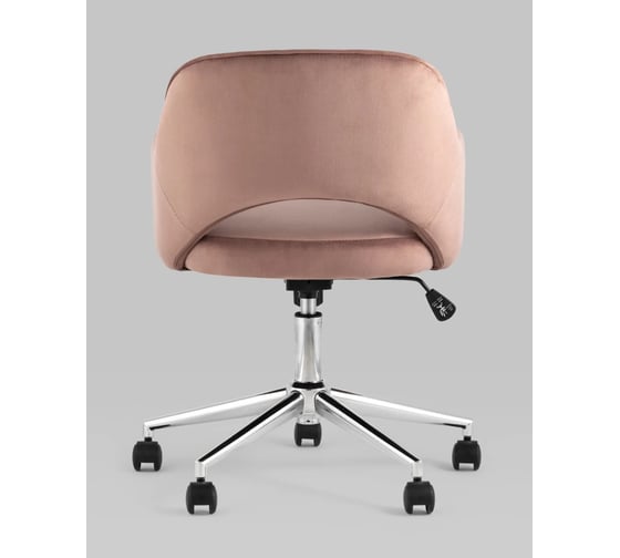 Кресло компьютерное Стул Груп Кларк, велюр, розовый CLARKSON PINK CHROME