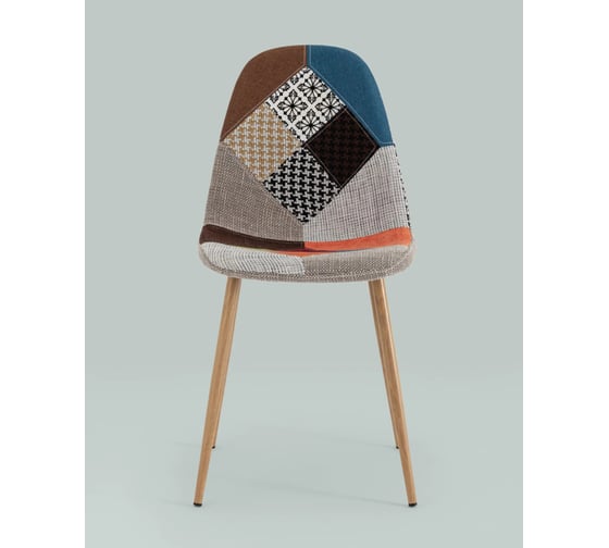 Обеденный стул для кухни Стул Груп Валенсия SN рогожка, пэчворк OS-001P patchwork