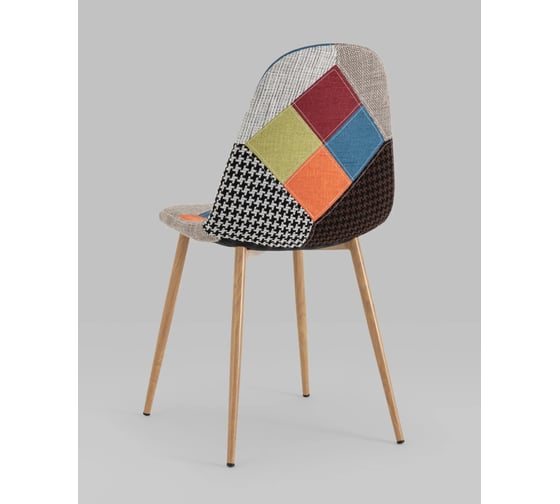 Обеденный стул для кухни Стул Груп Валенсия SN рогожка, пэчворк OS-001P patchwork