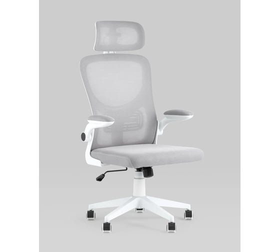 Кресло компьютерное офисное Стул Груп TopChairs Airone, белый D-502-1 white