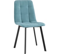 Стул для кухни обеденный Стул Груп Oliver Square велюр пыльно-голубой fb-oliver-square-neo-22