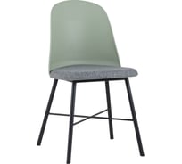 Стул для кухни обеденный Стул Груп Shell с мягким сиденьем, серо-зеленый 8336 greyish green 70077