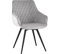 Обеденный вращающийся стул для кухни Стул Груп Сеул велюр, светло-серый AV 333-H09-K14PM-08