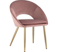 Обеденный стул для кухни Стул Груп Кензи велюр, пыльно-розовый KENZIE PINK