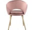 Обеденный стул для кухни Стул Груп Кензи велюр, пыльно-розовый KENZIE PINK 4