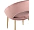 Обеденный стул для кухни Стул Груп Кензи велюр, пыльно-розовый KENZIE PINK 7