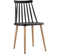 Обеденный стул для кухни Стул Груп Морган пластиковый, черный Y820 black