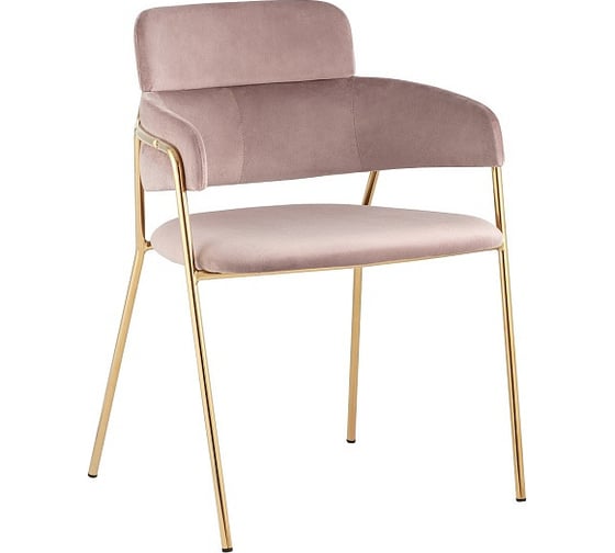 Обеденный стул для кухни Стул Груп Полин велюр, розовый FDC6085 MISTY ROSE FUT-64