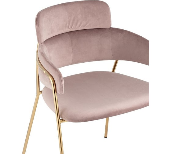 Обеденный стул для кухни Стул Груп Полин велюр, розовый FDC6085 MISTY ROSE FUT-64