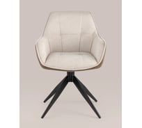 Обеденный стул Стул Груп Alba бежевый, с бежевой экокожей OSN-2128K UF920-01mUFPK-01