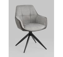 Обеденный стул Стул Груп Alba серый, c серой экокожей OSN-2128K UF920-10mPK970-11