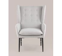 Кресло для гостиной Стул Груп Мэйден гусиная лапка, серый QH-8318K HT01