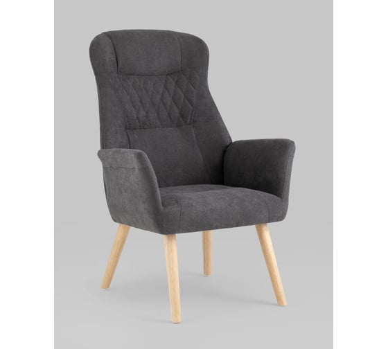 Кресло для гостиной Стул Груп Парлор графит QH-8337K 263-21 dark grey