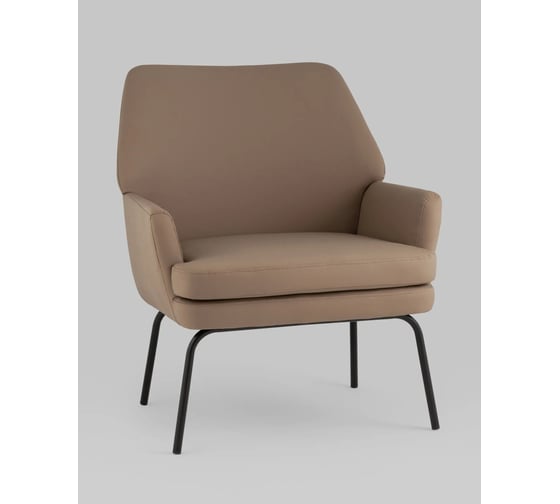Кресло для гостиной Стул Груп Харви экокожа капучино QH-8312K XC309-16 brown