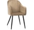 Стул на металлокаркасе Woodville Slam dark beige 11893 1