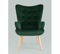 Кресло для гостиной Стул Груп Хью велюр темно-зеленый QH-8901K HLR-57
