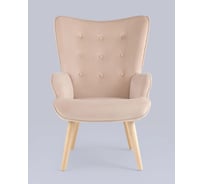 Кресло для гостиной Стул Груп Хью велюр бежевый QH-8901KP 263-2 beige