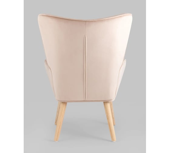 Кресло для гостиной Стул Груп Хью велюр бежевый QH-8901KP 263-2 beige